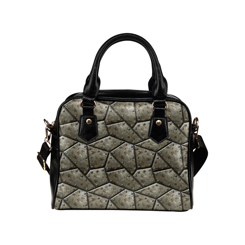 Armor Pattern Print Design 01 Shoulder Handbag