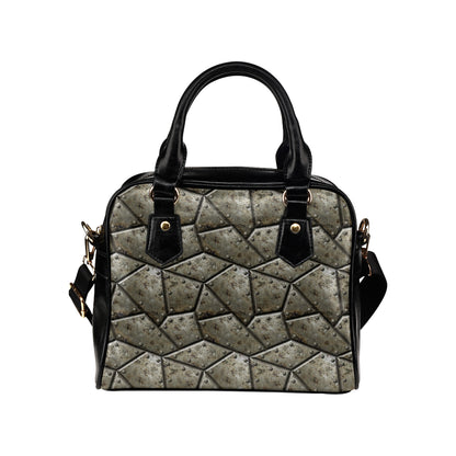 Armor Pattern Print Design 01 Shoulder Handbag