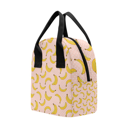Banana Pattern Print Design BA06 Insulated Lunch Bag