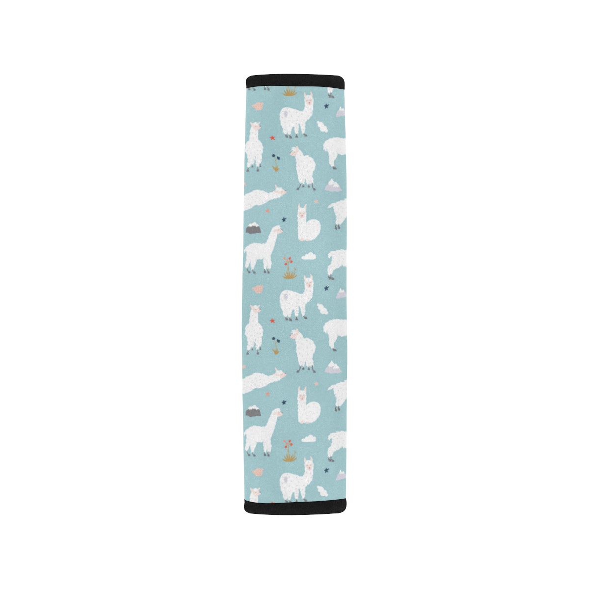 Alpaca Pattern Print Design 02 Car Seat Belt Cover