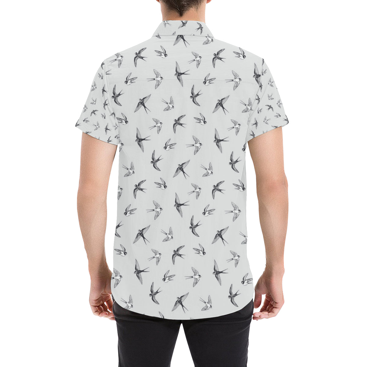 Origami Bird Short Sleeve Shirt