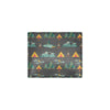 Camping Tent Pattern Print Design 03 Men's ID Card Wallet