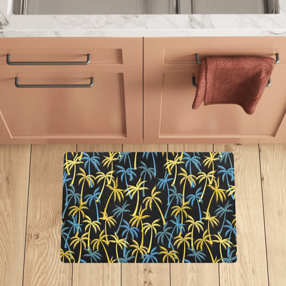 Palm Tree Pattern Kitchen Mat