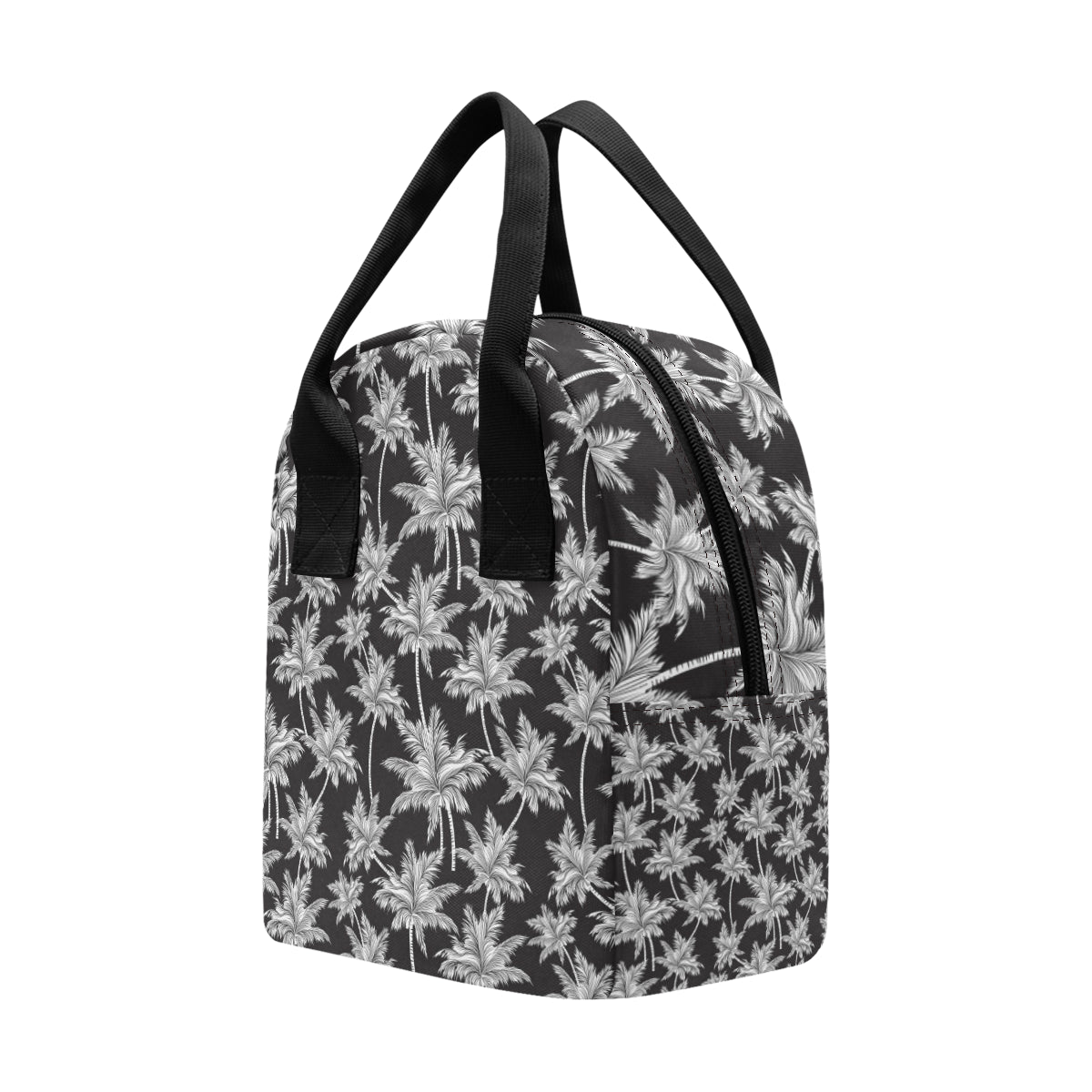 Palm Tree Pattern Print Design PT03 Insulated Lunch Bag