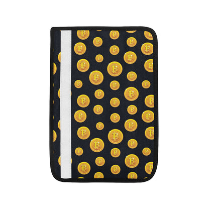 Bitcoin Pattern Print Design DO04 Car Seat Belt Cover