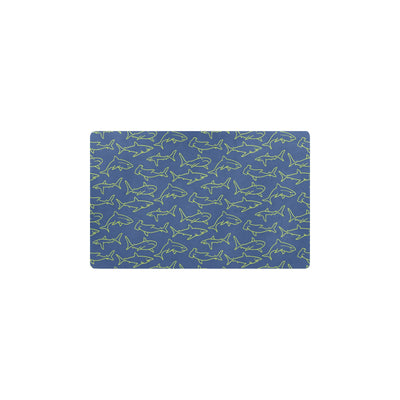 Shark Print Design LKS301 Kitchen Mat