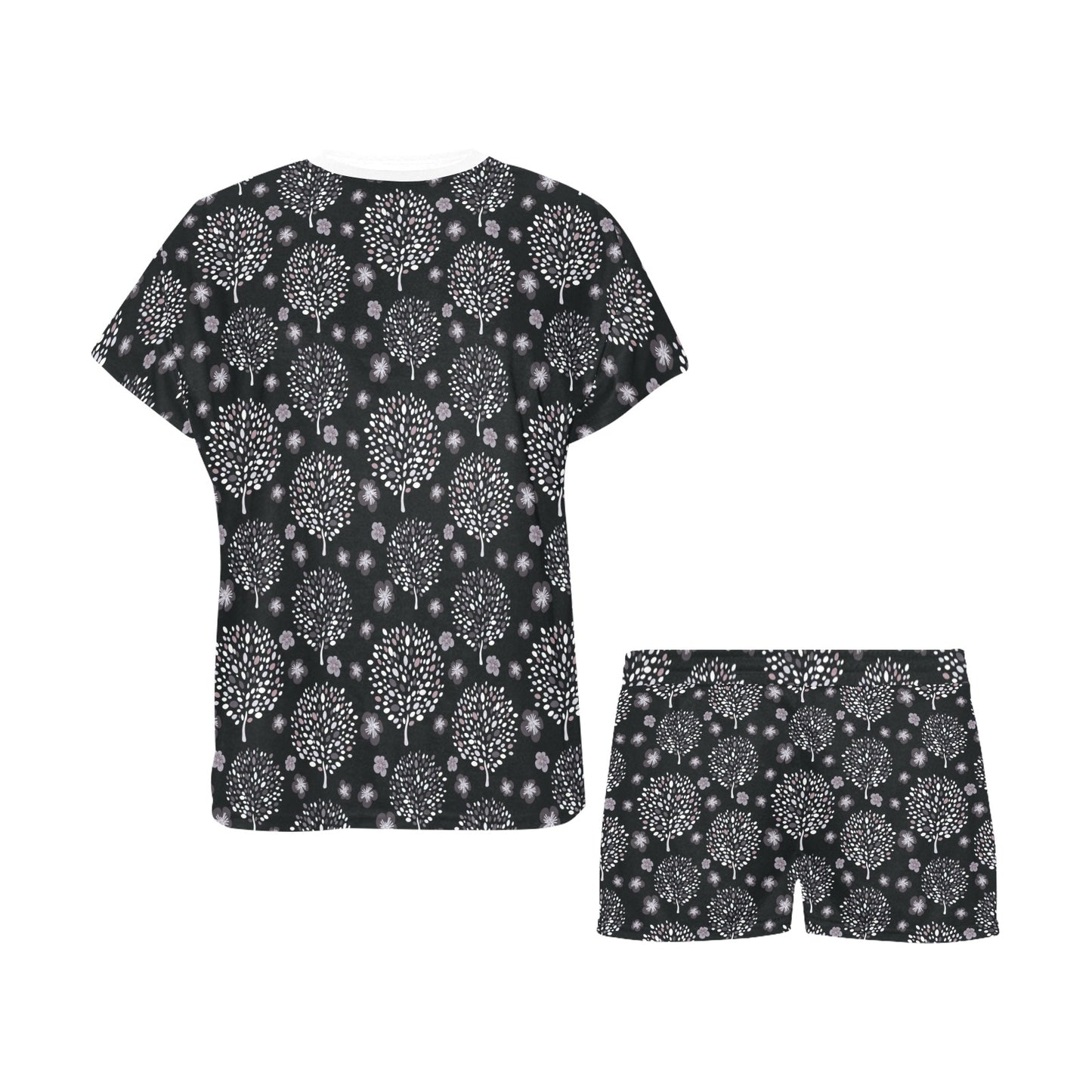 Tree Of Life Print Design LKS304 Women's Short Pajama Set