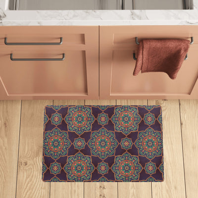 Medallion Pattern Print Design 03 Kitchen Mat