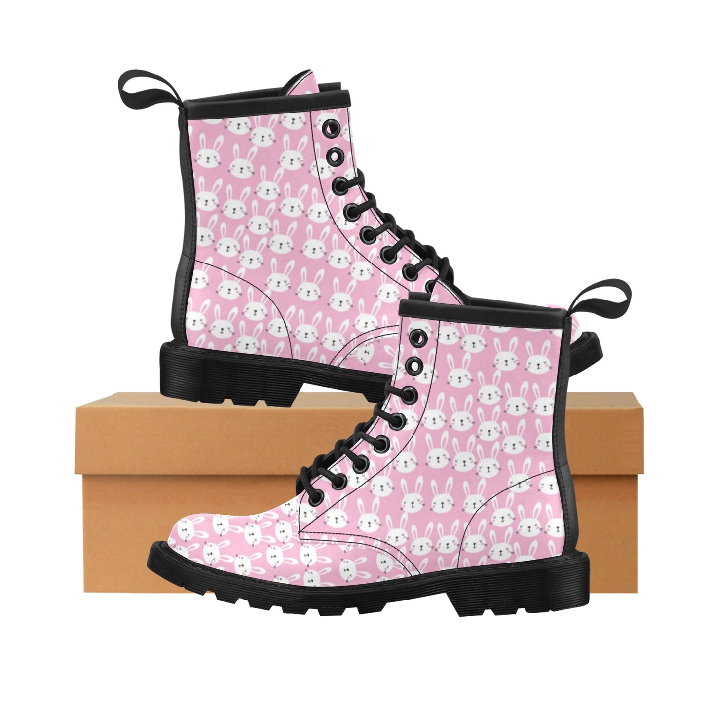 Rabbit Print Design LKS401 Women's Boots