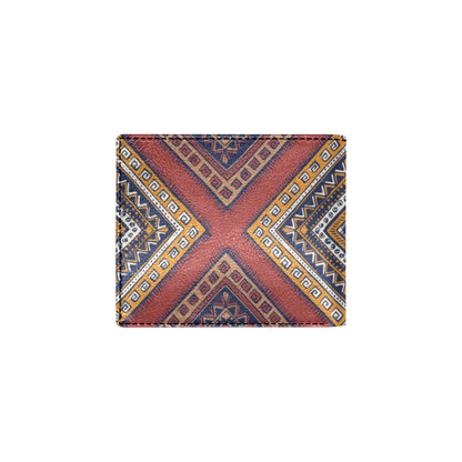 Native Pattern Print Design A06 Men's ID Card Wallet