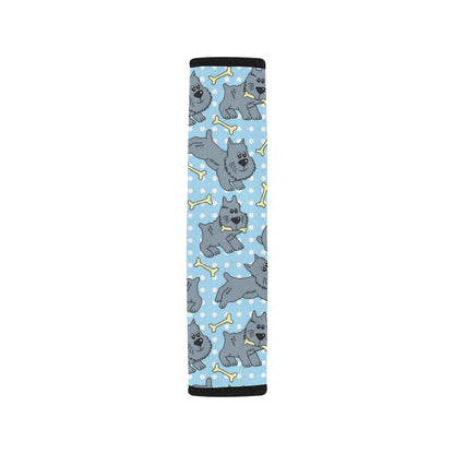 Schnauzers Pattern Print Design A02 Car Seat Belt Cover