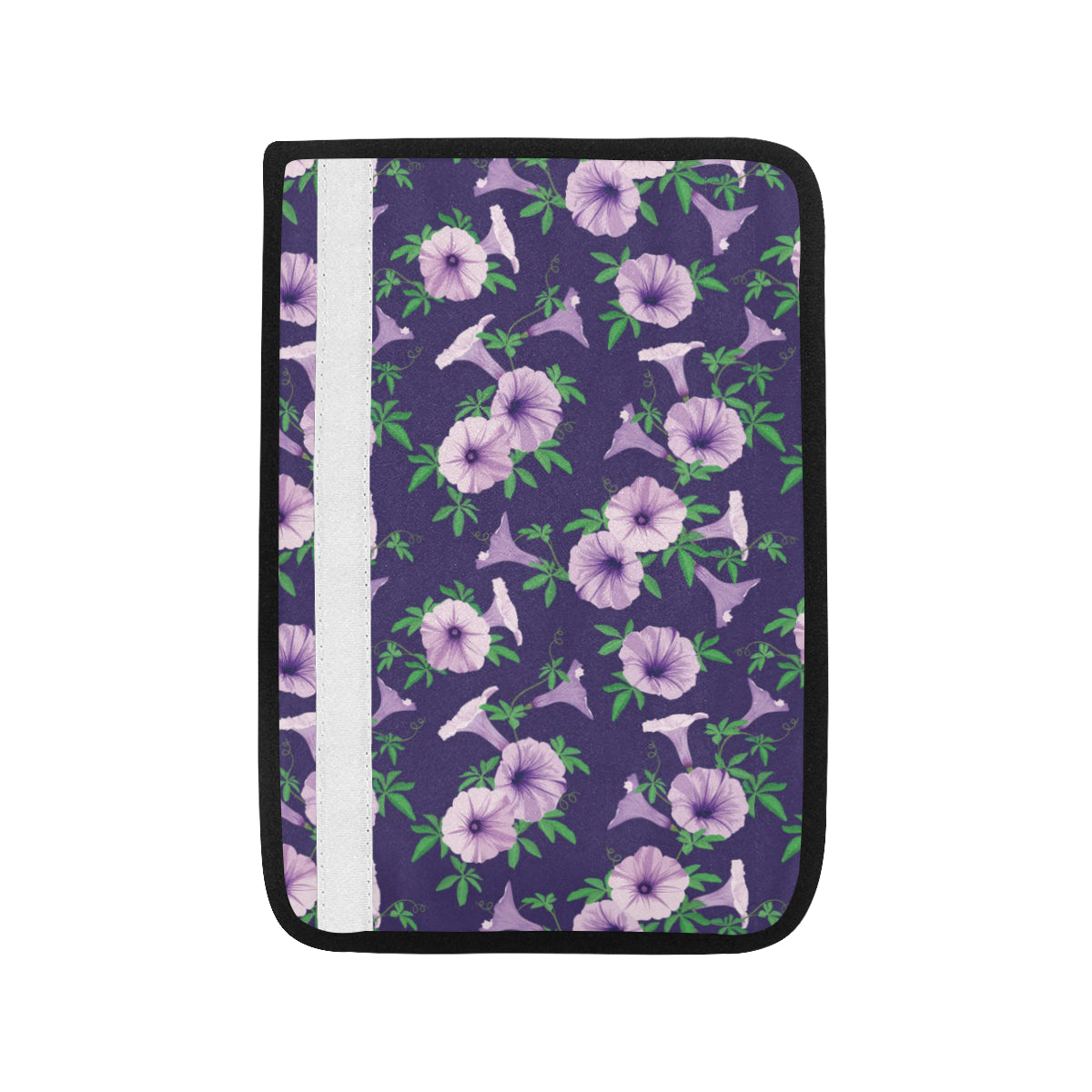 Morning Glory Pattern Print Design MG01 Car Seat Belt Cover