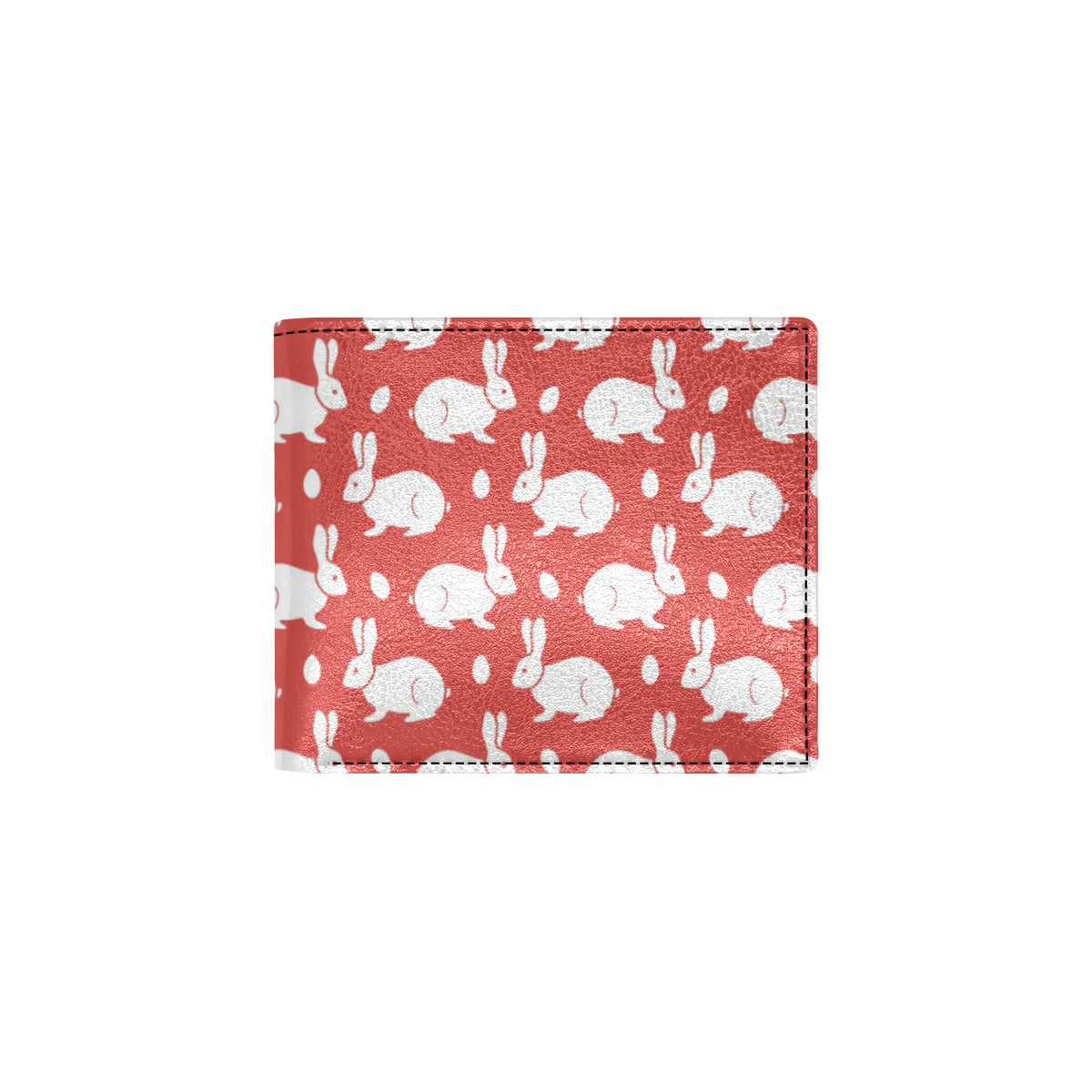 Rabbit Pattern Print Design RB017 Men's ID Card Wallet