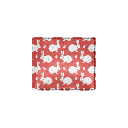 Rabbit Pattern Print Design RB017 Men's ID Card Wallet