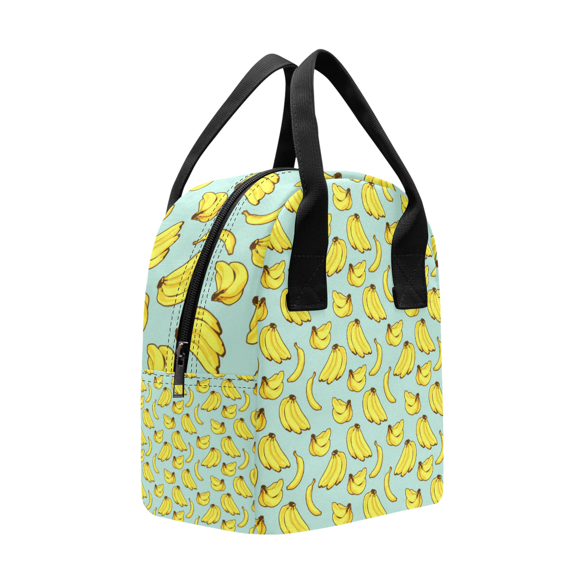 Banana Pattern Print Design BA04 Insulated Lunch Bag