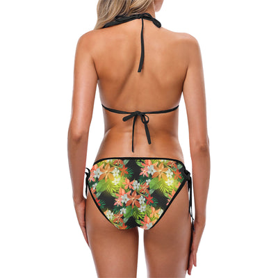 Amaryllis Pattern Print Design AL07 Bikini