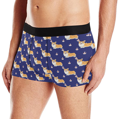 Pembroke Welsh Corgis Pattern Print Design A07 Men's Boxer Briefs