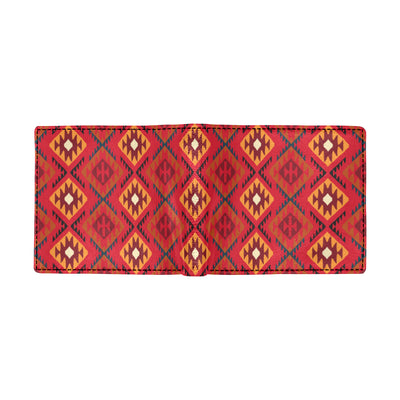 Aztec Pattern Print Design 06 Men's ID Card Wallet