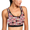 Chihuahua Pattern Print Design 01 Sports Bra