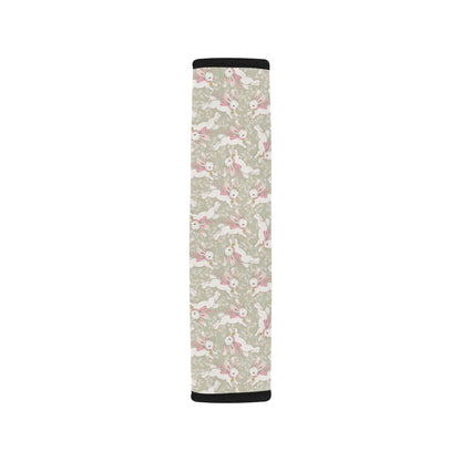 Bunny Pattern Print Design 06 Car Seat Belt Cover
