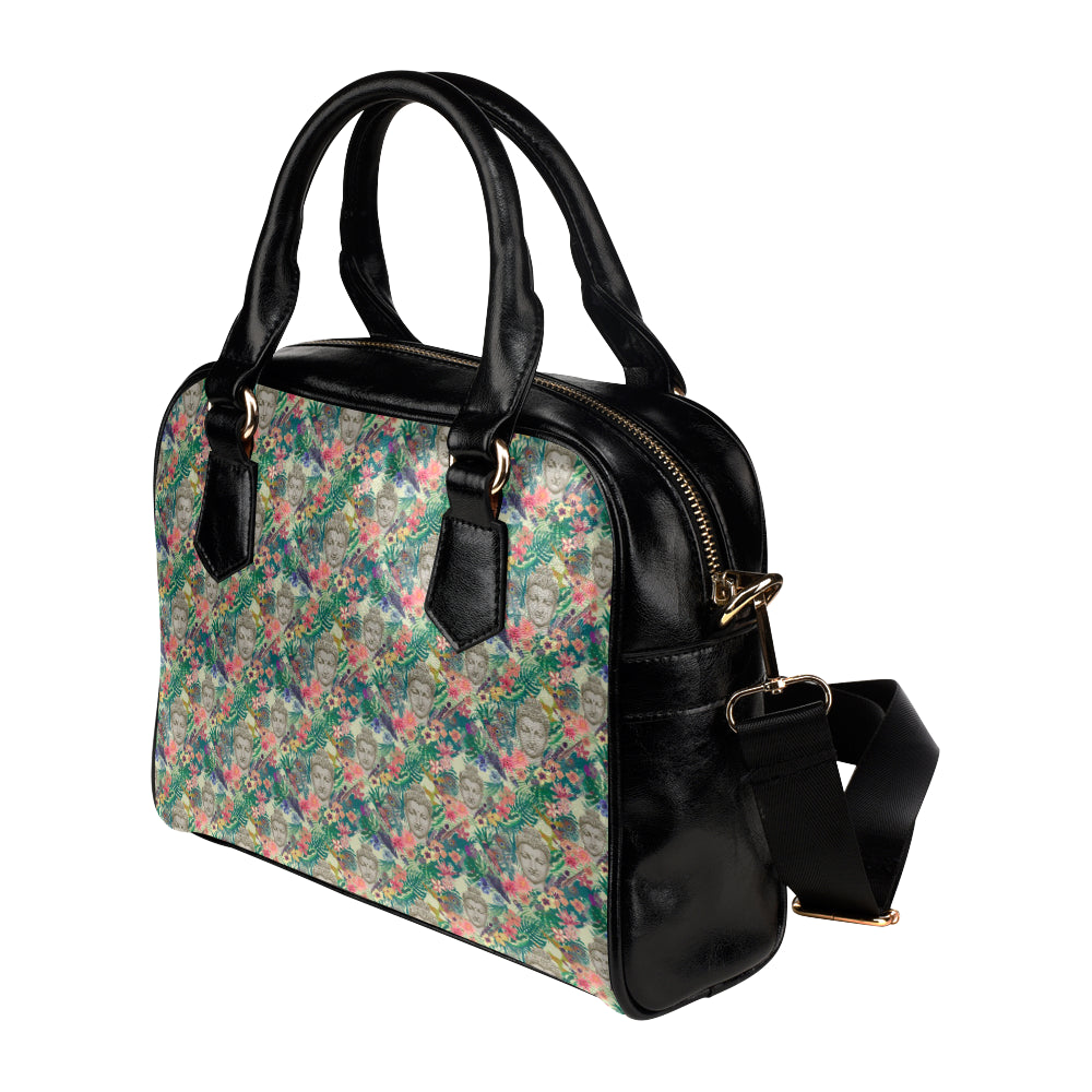 Buddha Pattern Print Design 08 Shoulder Handbag