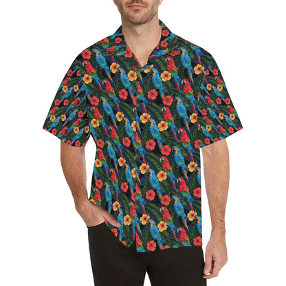 Parrot Pattern Print Design A01 Men's Hawaiian Shirt