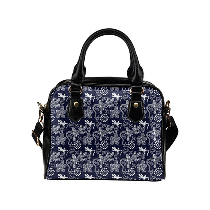 lizard Pattern Print Design 03 Shoulder Handbag