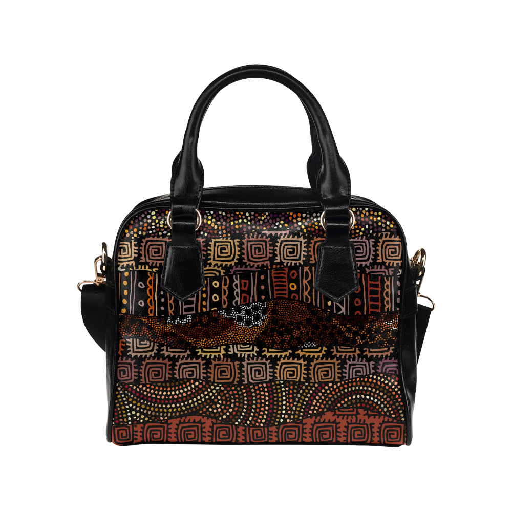 African Pattern Print Design 07 Shoulder Handbag