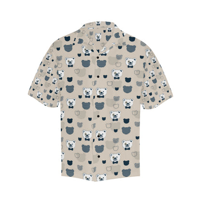 Bear Pattern Print Design 05 Men's Hawaiian Shirt