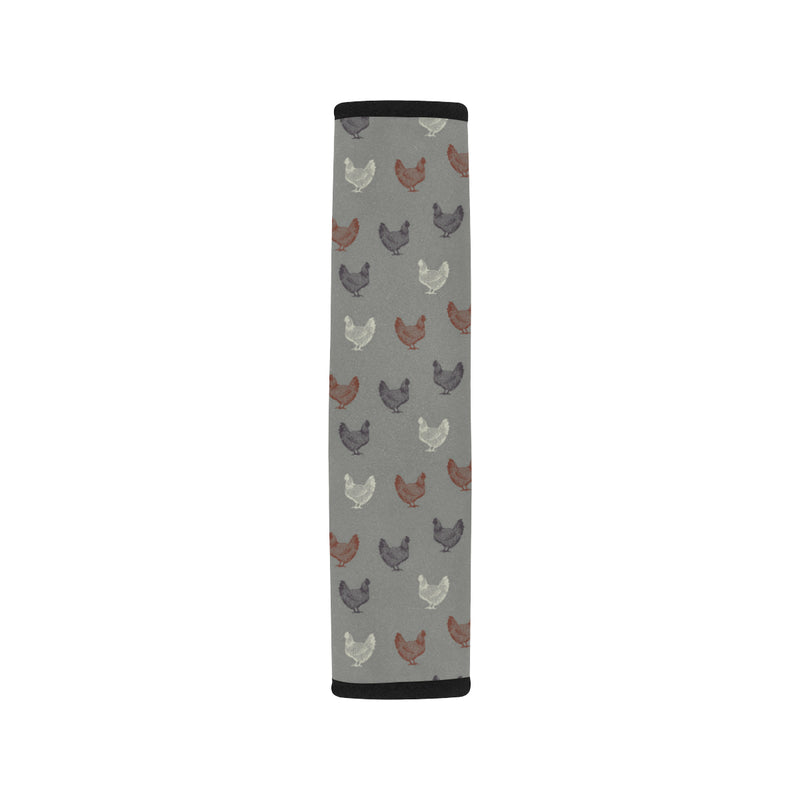 Chicken Pattern Print Design 01 Car Seat Belt Cover