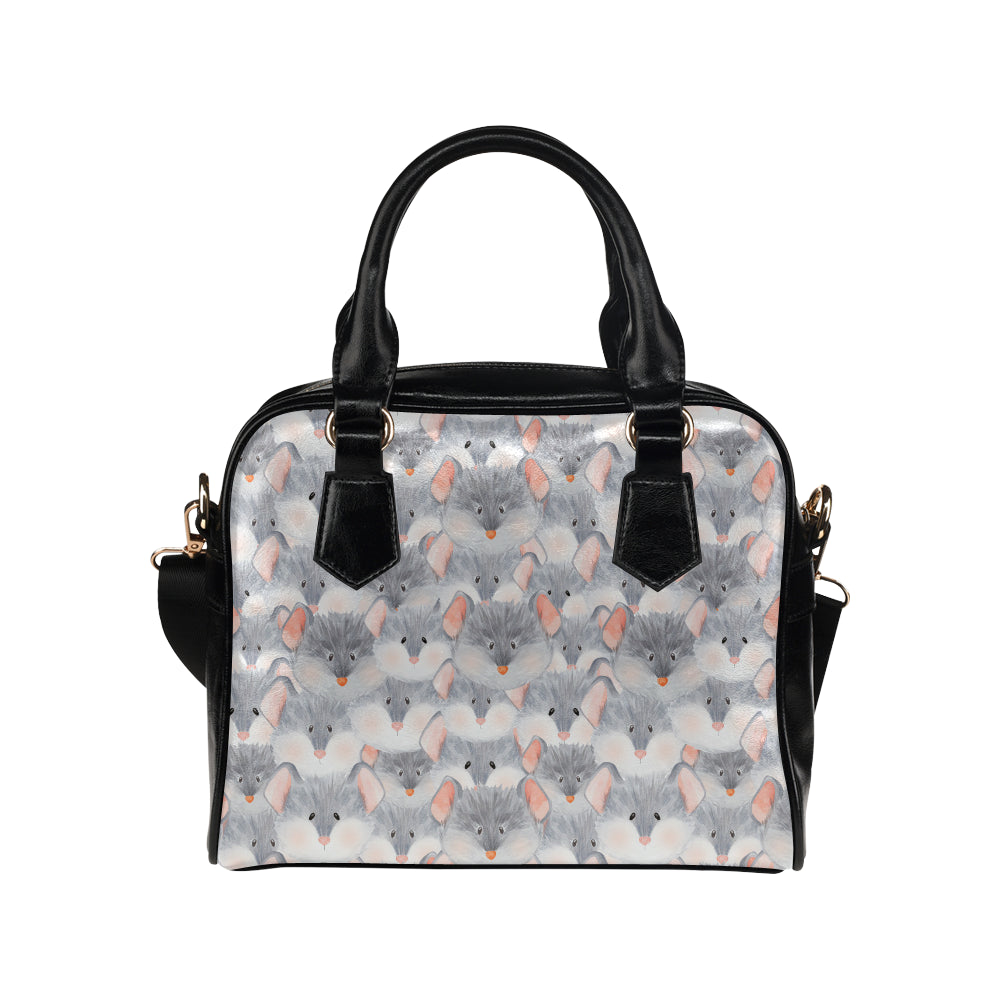 Rat Baby Pattern Print Design 02 Shoulder Handbag