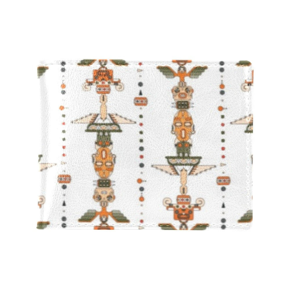 Totem Print Design LKS302 Men's ID Card Wallet