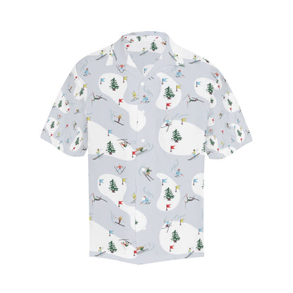 Ski Print Design LKS305 Men's Hawaiian Shirt