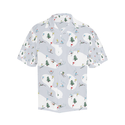 Ski Print Design LKS305 Men's Hawaiian Shirt