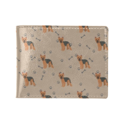 Yorkshire Terriers Print Design LKS305 Men's ID Card Wallet
