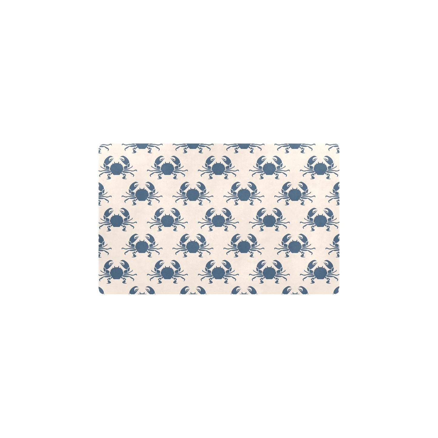 Crab Pattern Print Design 02 Kitchen Mat