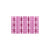 Tie Dye Dark Pink Print Design LKS303 Kitchen Mat