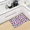 Leopard Pink Skin Print Kitchen Mat