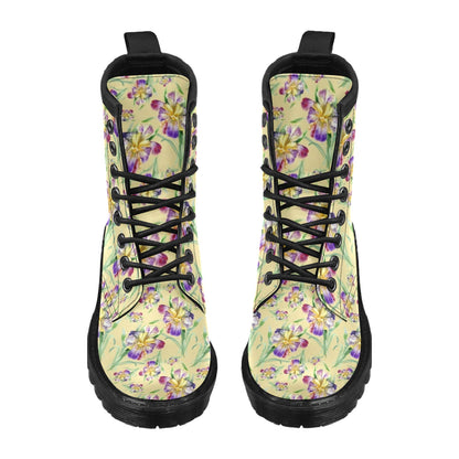 Iris Pattern Print Design IR06 Women's Boots