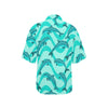Dolphin Wave Print Women's Hawaiian Shirt