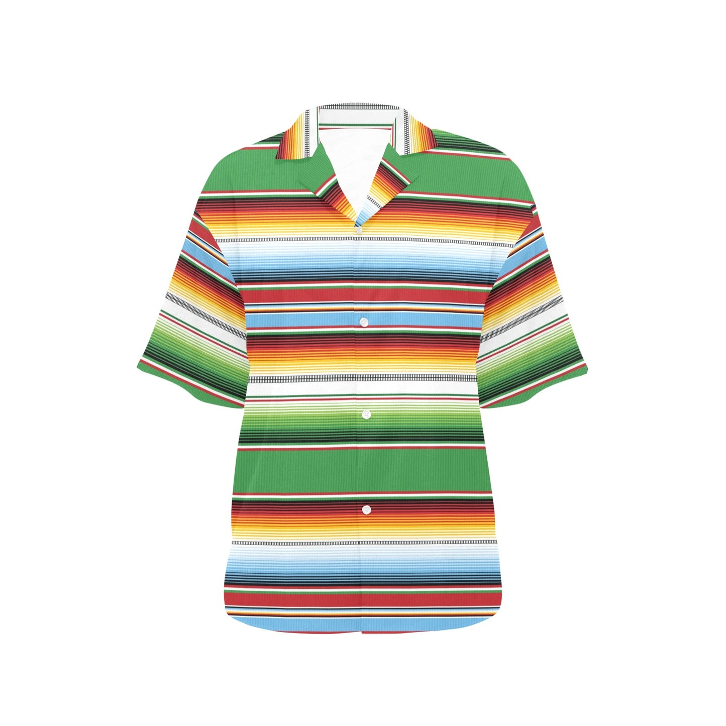 Serape Print Design LKS302 Women's Hawaiian Shirt