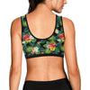 Hibiscus Hawaiian flower tropical Sports Bra