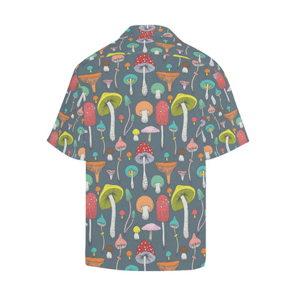 Mushroom Pattern Print Design A03 Men's Hawaiian Shirt