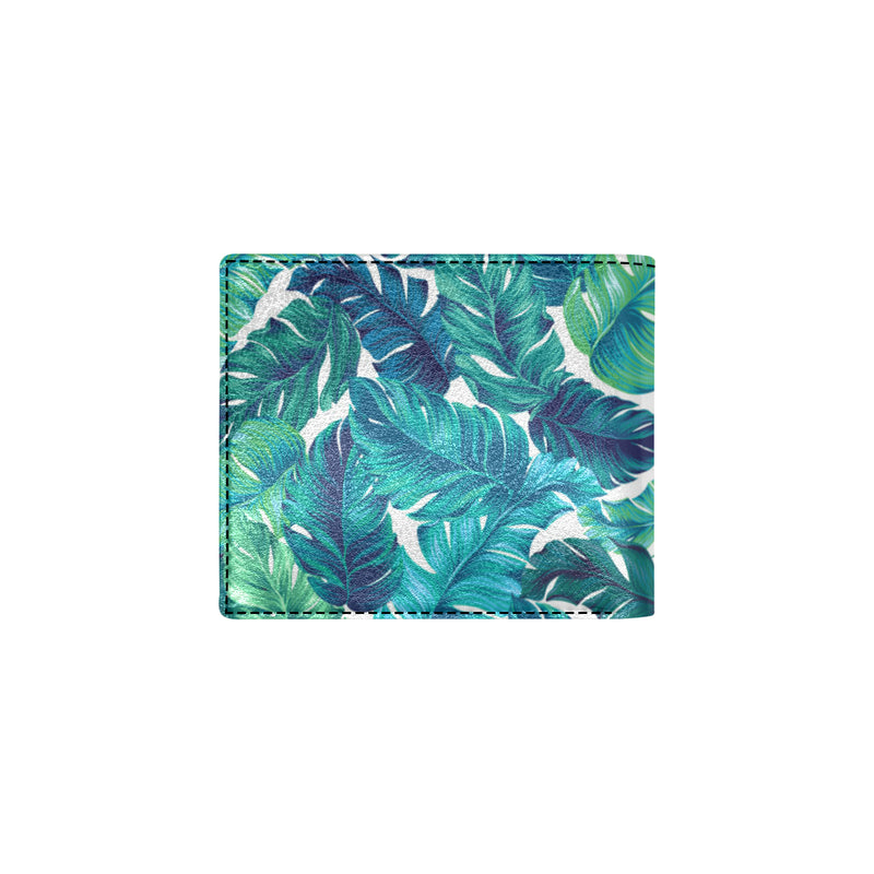 Brightness Tropical Palm Leaves Men's ID Card Wallet