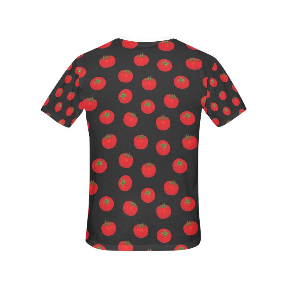 Tomato Print Design LKS305 Women's  T-shirt