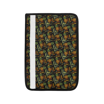 Aloha Hawaii Time Design Themed Print Car Seat Belt Cover