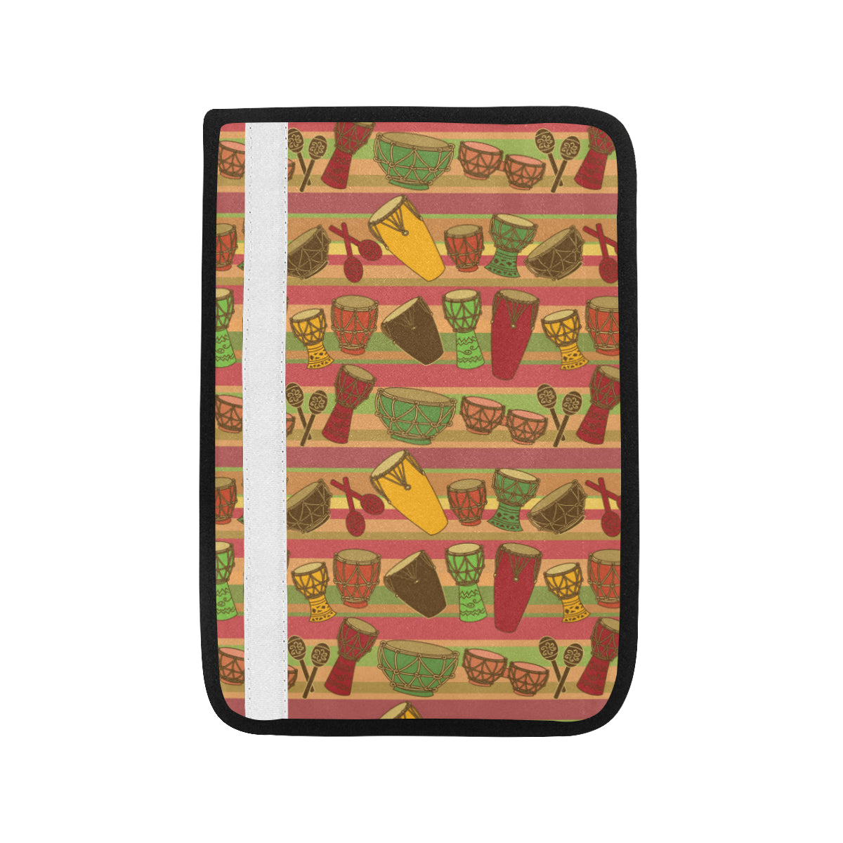 Percussion Pattern Print Design 01 Car Seat Belt Cover