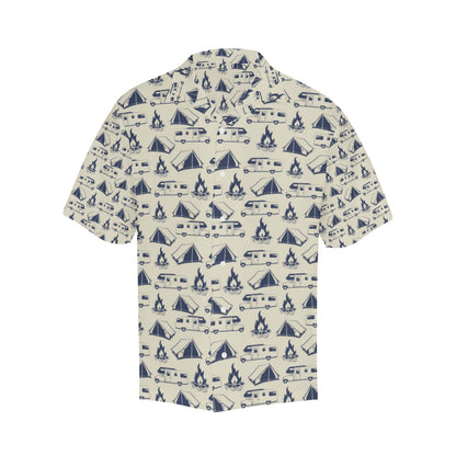 Campfire Pattern Print Design 01 Men's Hawaiian Shirt