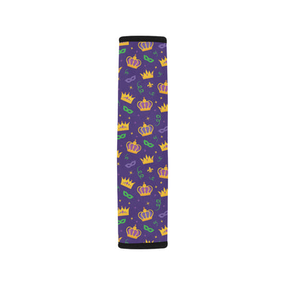 Mardi Gras Pattern Print Design 03 Car Seat Belt Cover