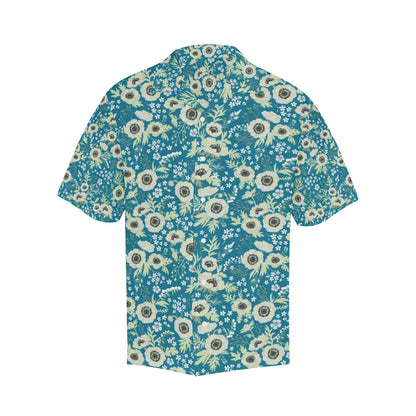 Anemone Pattern Print Design 01 Men's Hawaiian Shirt
